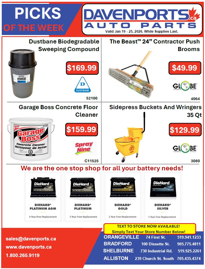 Davenports Pick of the Week - Jan 19 - 25, 2026